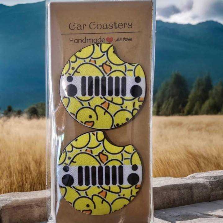 Duck-Jeep-Handmade-Car-Coasters