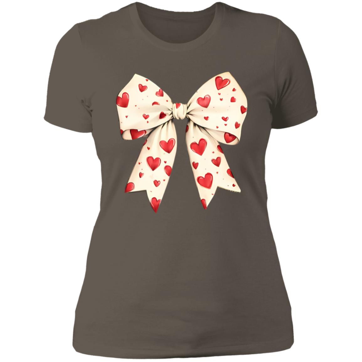 Large Bow with hearts - great for anytime wear - Green